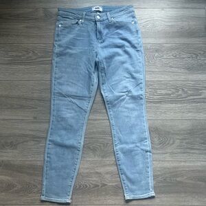PAIGE Denim Light Blue Verdugo Ankle Skinny Stretch Jeans Size 29 Spring Classic